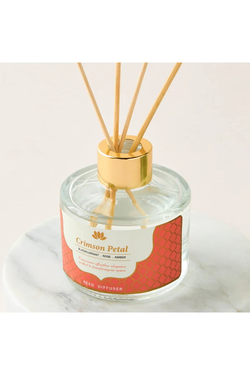 LIFESTYLE Golden Souk Crimson Petal Reed Diffuser - 120 ml